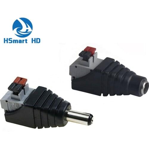 1 Pair 12V DC Male Female Power Balun Connector Cable Adapter Jack Plug for CCTV CAMERA DC Power BOX