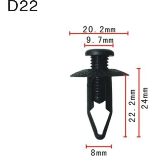 For Nissan Maxima 1994-On 01553-09611 Auto Fastener Car Plastic Clips