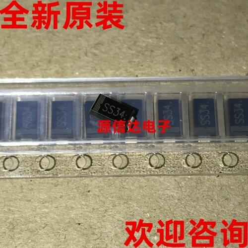 5PCS Real picture shooting of newly imported SS34 3A/40V DO-214 SMD Schottky diode