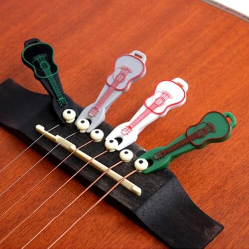 Guitar Chord Change Gadget Ukulele Folk Guitar Take String Nail Pull Stringed Cone Nail Puller Guitar Change String parts 1