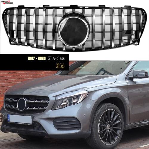 GT Style Grille for Mercedes 2017 - 2019 GLA Class X156 (Facelifted) Non-GLA45 Models, Fitment Guaranteed