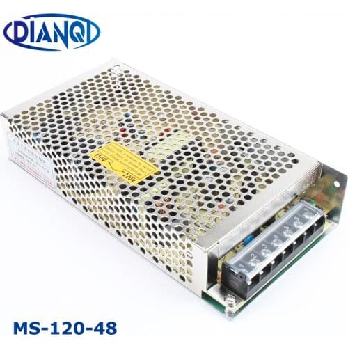 DIANQI power supply 120W 48V 2.5A power suply 120w 48v mini size power supply unit ac dc converter ms-120-48