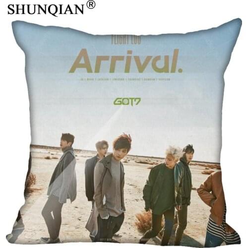 KPOP GOT7 Pillowcase Square Zippered Home Decorative Pillow Cover Wedding Custom Gift For Two Sides Printed
