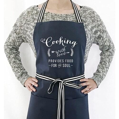 Customize Summer Creative womans Apron,Funny Baking Apron,Personalized ‘Cooking with love’,Womens and mens love Chef apron