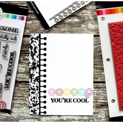 Mmao Crafts Metal Steel Cutting Dies New Book edge decoration Stencil For DIY Scrapbooking Paper/photo Cards Embossing Dies