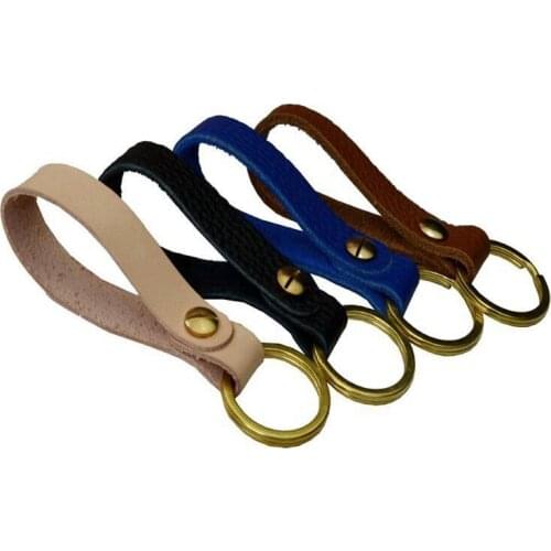 Wholesale Fashion Metallic Key Wallets Keychain Luxury Genuine Leather Key Organizer Holder Mini Men Car Key Holder