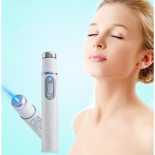 Acne Laser Pen Portable Wrinkle Remover Soft and Durable Scratch Removal Therapy Blu-Ray Pen Massage Spider Vein Eraser Beauty