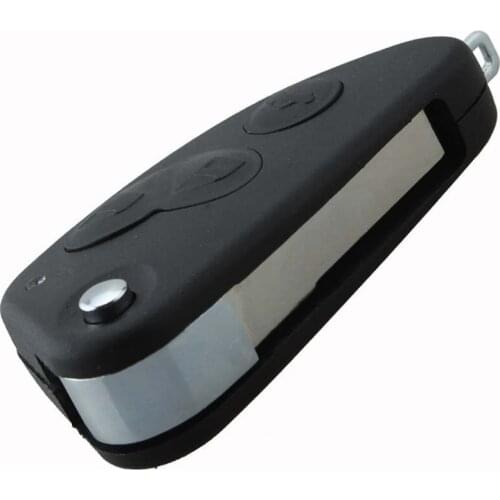 Folding Flip 3 Buttons Remote Car Key Fob Cover Case for Alfa Romeo 147 156 166 GT JTD TS Car Replacement Key Shell