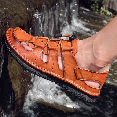 Sandalhas mens male praia geta dress sandles beach walking men slippers 44 s slip masculina sandalias shoe para 2018 comfort on