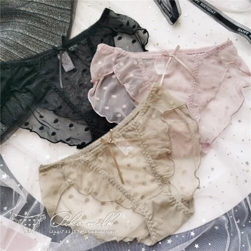 European Style Sexy Panties New Fashion Women Underwear Low Waist Seamless Underpants Female Dot Invisible Briefs Sexy Lingerie