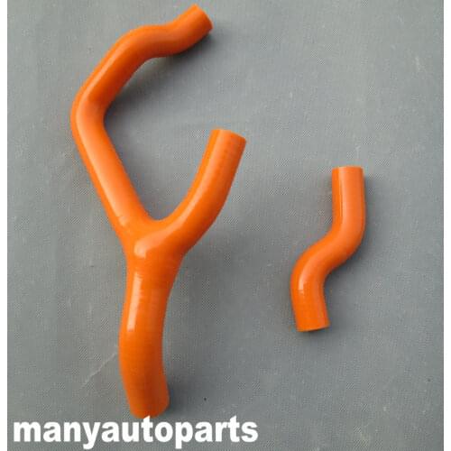 Silicone Radiator Hose FOR KTM 250/350 SXF/SX-F/XC-F/XCF/EXC-F 2011-2014 2013 12 orange