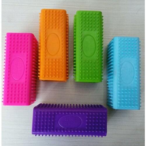 Pet Dog Hair Removal Brush Cat Hair Removal Combs Puppy Grooming Rubber Bath Brush Dog Comb Sticky Brush Cleaning Supplies