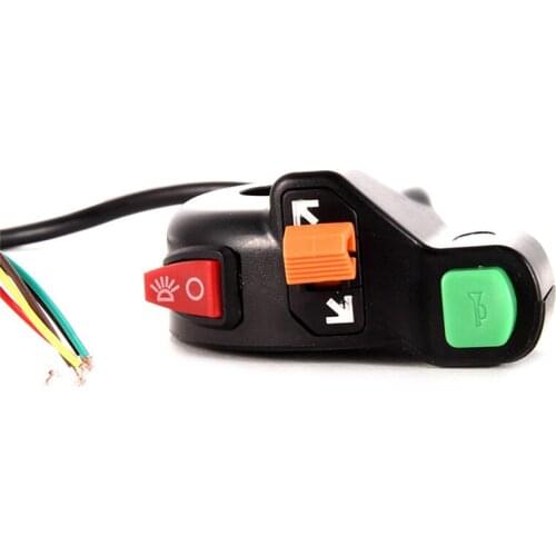 Universal 3 in1 Motorcycle Bike Signals On/Off Light ATV 7/8" Switch Horn