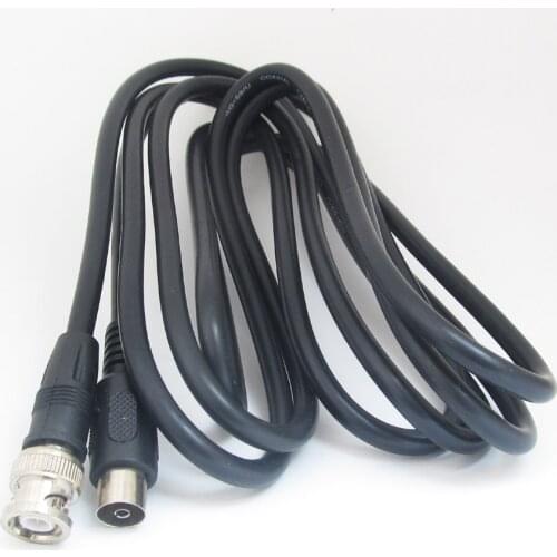 1pc 2.7M / 9ft BNC Male to TV Pal Female RG-59U Coaxial 75Ω RG Crimp Pigtail Cable