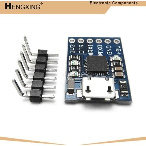 1piece 6Pin CP2102 MICRO USB a UART TTL Modulo Convertitore Seriale UART STC Sostituire FT232 In Stock