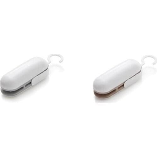 10pcs/lot Package Sealing Machines With Vacuum Resealer Handy Sealing Clip Mini Heat Sealer For Snacks Bags Plastic