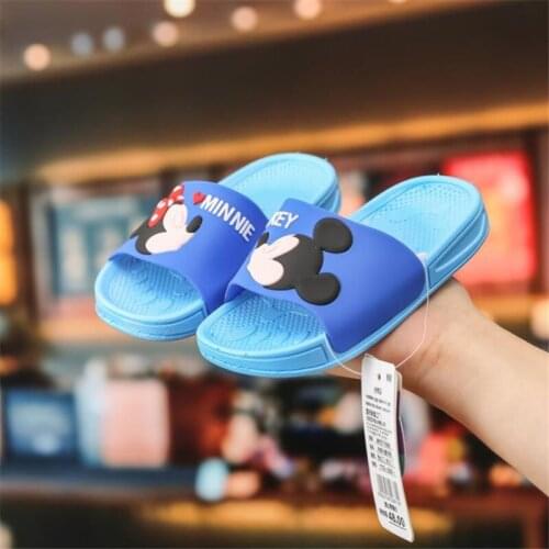 2021 Disney children slippers slippers private fashion wears outside cool slippers indoor antiskid princess slippers at home