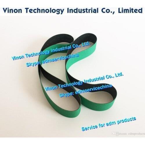 2pcs) 200445231 edm Spool Drive Belt 0.7x20x540mm for ROBOFIL 1020,2020,4020 wire cut edm spare parts 200.445.231 Wire Transpor