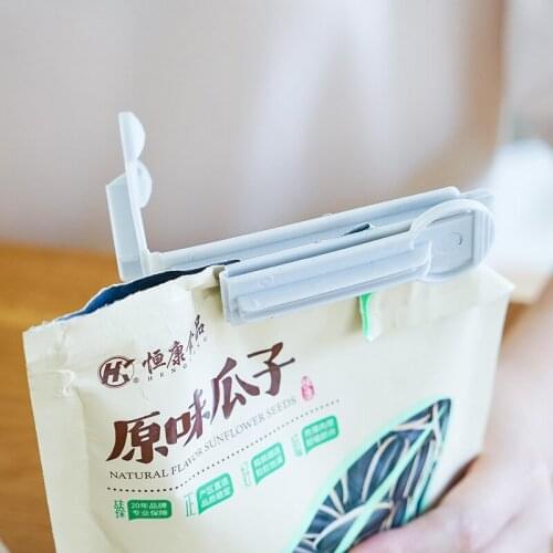 5 Pieces Folding Opening Sealing Clip Household Foldable Food Storage Sealer Snack Fruit Bag Preservation Clips Kitchen Supplies
