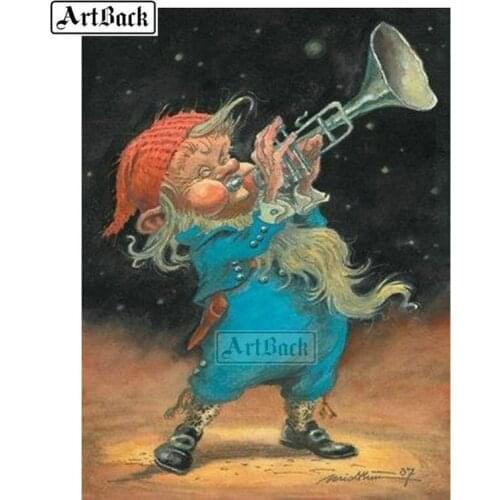 5D Diamond Painting Old Man Full Square Drill Diamond Mosaic Decoration Painting 3d Diamond Embroidery Rhinestone Art