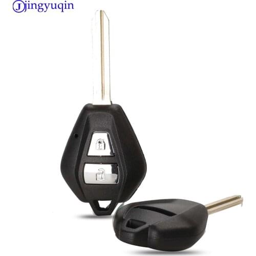 Jingyuqin Remote 2 Buttons Car Key Shell Case For Isuzu D-Max 2 Fob Case