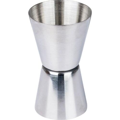 25/50ml Cocktail Jigger Stainless Steel Dual Measuring Cup Home Kitchen Bar Jigger for Party Wine Cocktail Wine Accessories