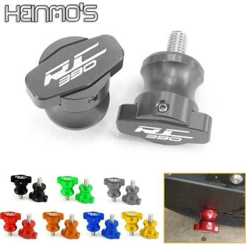 For KTM RC390 Swingarm Spools Slider Swing Arm Stand Screws RC 390 RC-390 Motorcycle Support Stand Screws Aluminum Accessories