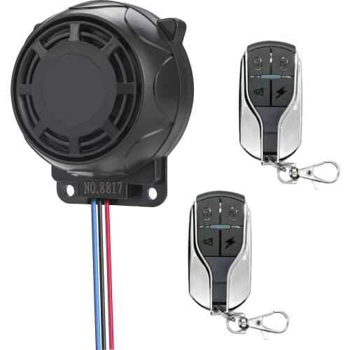 Dual Remote Control Motorcycle Alarm Security System Motorcycle Theft Protection Bike Moto Scooter Motor Alarm System