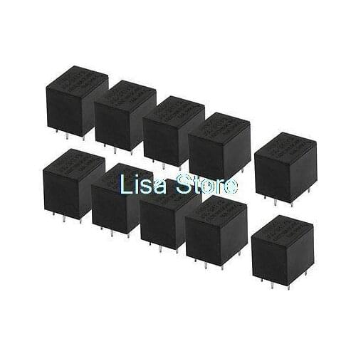 JQC-3FT73 DC 24V Coil SPDT 5 Pins PCB General Purpose Power Relays 10 Pcs