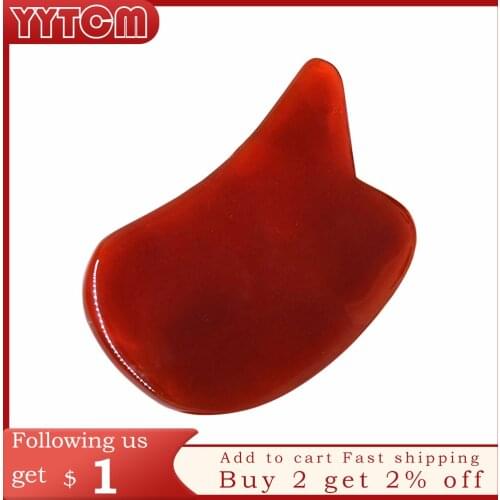 Massager tool guasha scraper agate guasha point gua sha hua sha face stone detox face skin care