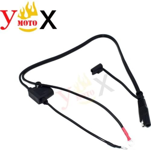 Motorcycle Battery Power Charger Maintenance Wire Cable Extension Extender For Harley 883 1200 Softail Breakout Fat Bob Touring