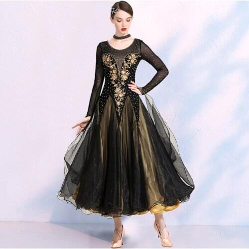New ballroom waltz modern dance dress ballroom dance competition dresses standard ballroom dancing clothes tango dress MQ8212
