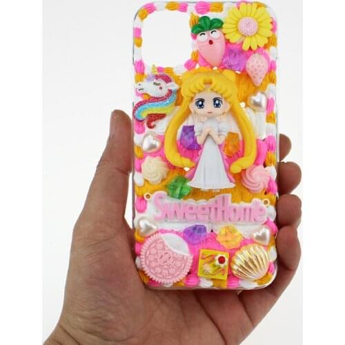 New kawaii phone case for iphone x xsmax xr se 11 12 mini pro max 7 8 plus apple cover noble cases cream Samsung lg htc xiaomi