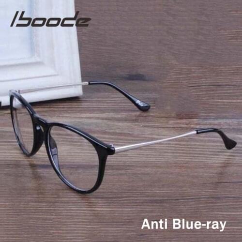 Iboode Blue Light Blocking Myopia Glasses Frame for Men Women Anti Blue rays Computer Glasses Unisex Optical Spectacle Frames