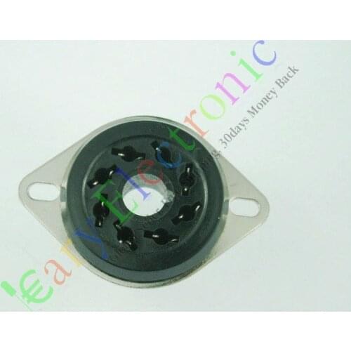 Wholesale and retail 50PCS 8 PIN bakelite VACCUM TUBE SOCKET SAVER FOR KT88 EL34B 6550 AUDIO tube amps free shipping