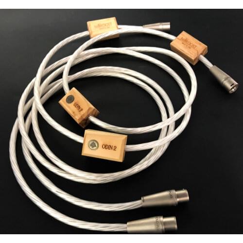 Pair Audiophile Nordost Odin 2 Silver Palted XLR Balance HiFi Audio Cable for Amplifier CD Player