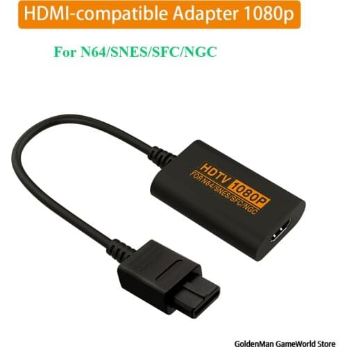Bitfunx HDTV Converter 1080p for Nintendo N64/SNES/NGC/SFC Gamecube Retro Video Game Console HD Cable