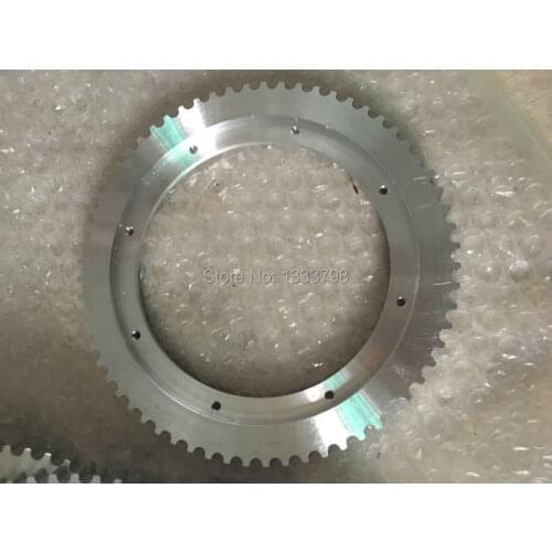 Best Value 64 teeth HTD8M machine belt strong alloy steel pulley / gears