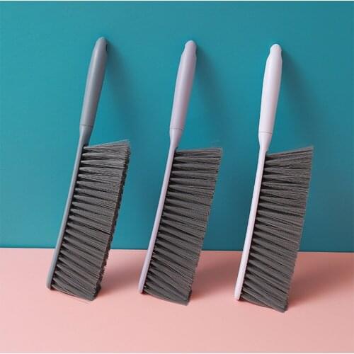 Long Handle Cleaning Brush Handheld Feather Duster Bed Sofa Cleaning Brush Pet Hair Remover Household Cleaning Brush