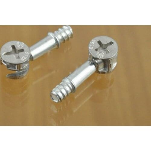 M6x28mm Connector Triple Self-tapping Screw Eccentric wheel Nut Screws 10pcs