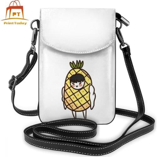 Pineapple Shoulder Bag Pineapple Leather Bag High quality Multi Function Women Bags Wedding Teenage Purse
