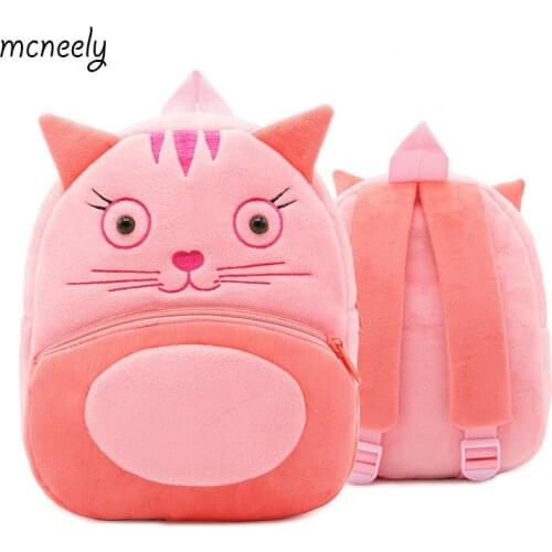 2-4 Years Old Kindergarten Kids Owl Backpacks Baby Girls Boys Cute Schoolbag Plush Backpack Children Cartoon School Bags
