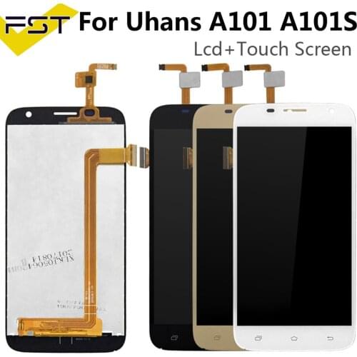For Uhans A101 A101s LCD Display+Touch Screen Digitizer Assembly For A101 A101s LCD Display Replacement Parts With Tools
