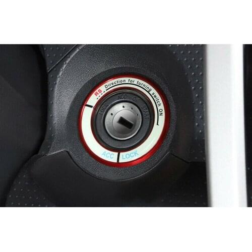 1pc Start Button Ignition Switch Cover Aluminum Alloy For Toyota FJ Cruiser 2007-2014 100% Brand New Accessories Decorate