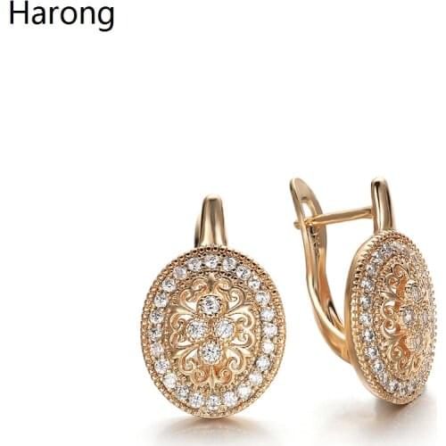 2021 Luxury Copper Natural Crystal Zircon Earrings Noble Gold Quality Stud Earrings Wedding Aesthetic Jewelry For Womens Gift