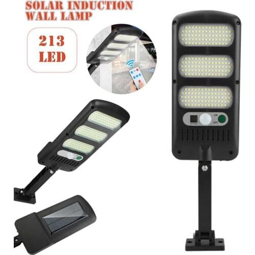213 LED Solar PIR Motion Sensor Light Outdoor Street Wall Garden Lamp 120 Degree 3 Modes Waterproof Solar Motion Sensor Light
