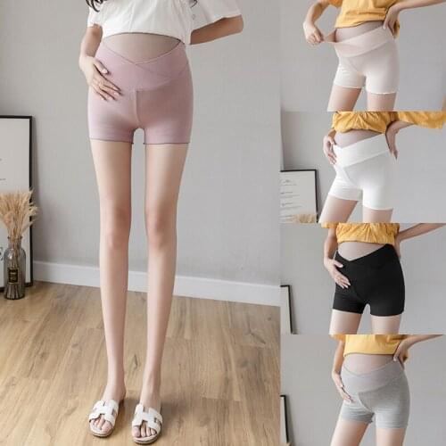 503# Maternity Leisure Pants Summer Fashion Shorts Pregnant Women Belly Support Pants Maternity Trousers