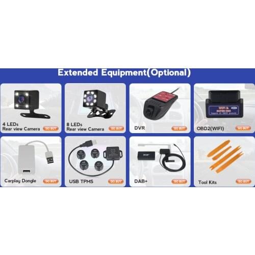 MEKEDE DVR Camera accessories are optional