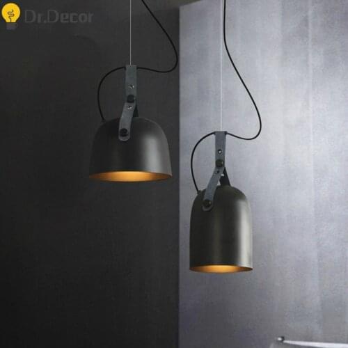 American Vintage LED Pendant Lights Lighting Nordic Industrial Pendant Lamp Restaurant Bedroom Bedside Lamp Kitchen Hanging Lamp
