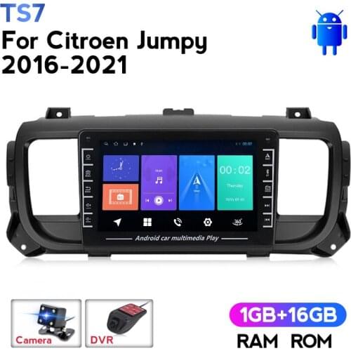 IPS Car Multimedia Player Android GPS Navigation for Citroen Jumpy 3 Space Tourer 2016 - 2021 2 Din Head Unit Stereo Auto Radio